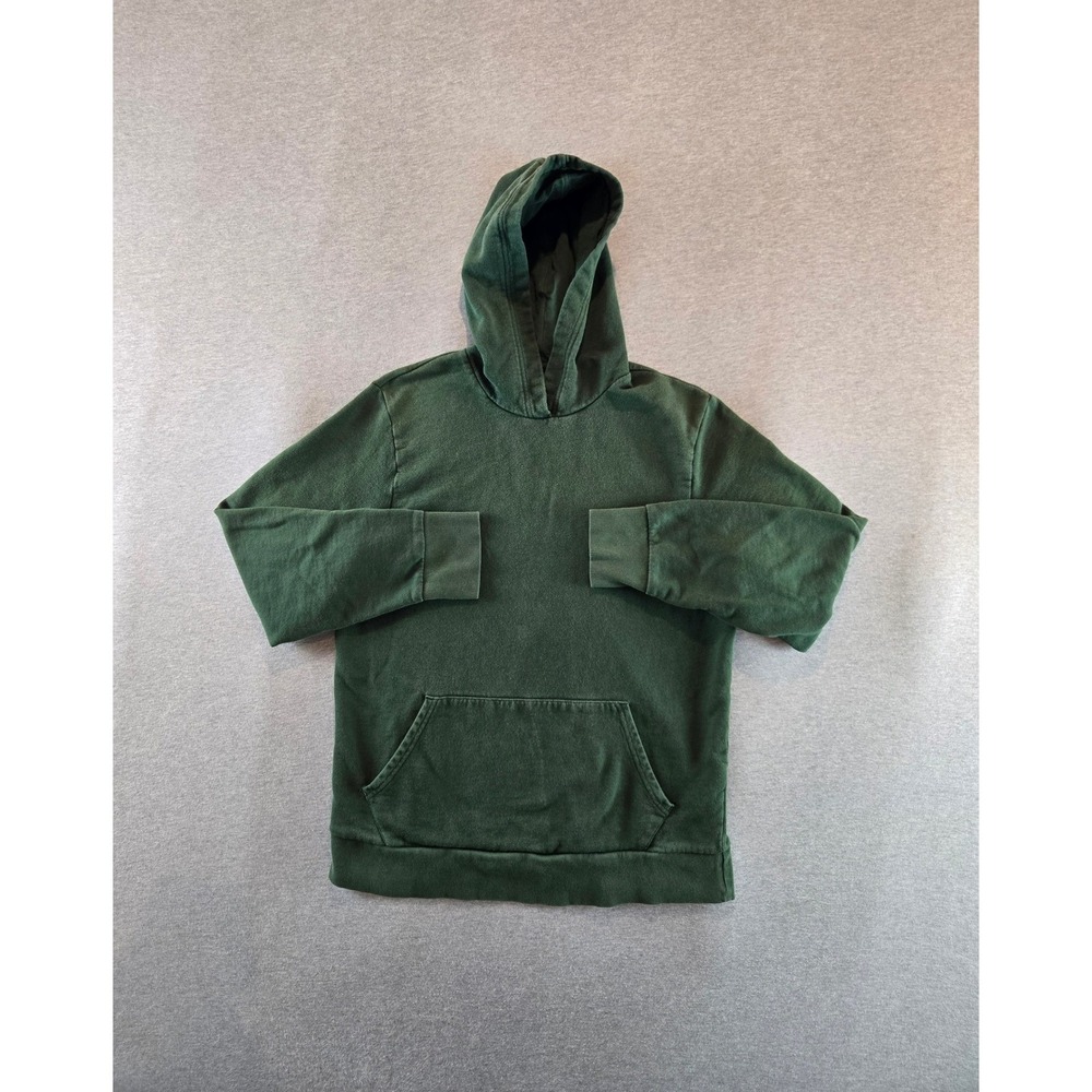 Pact Pullover Hoodie Mens Small Green 100% Organic Cotton French Terry Solid